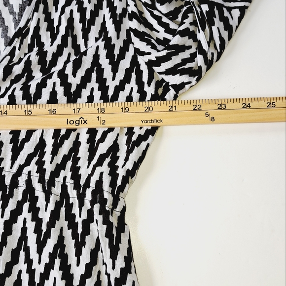 Blue Island Beach Swim Cover Up Size Medium Drawstring Waist V Neck Pullover - Picture 12 of 15